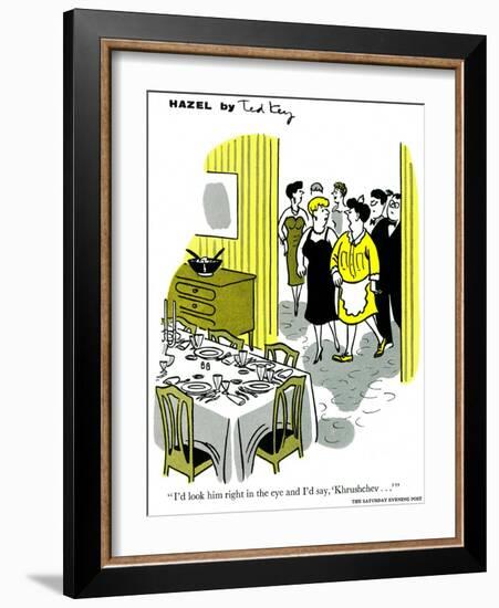 Hazel Cartoon-Ted Key-Framed Giclee Print