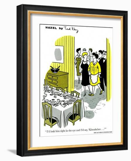 Hazel Cartoon-Ted Key-Framed Giclee Print