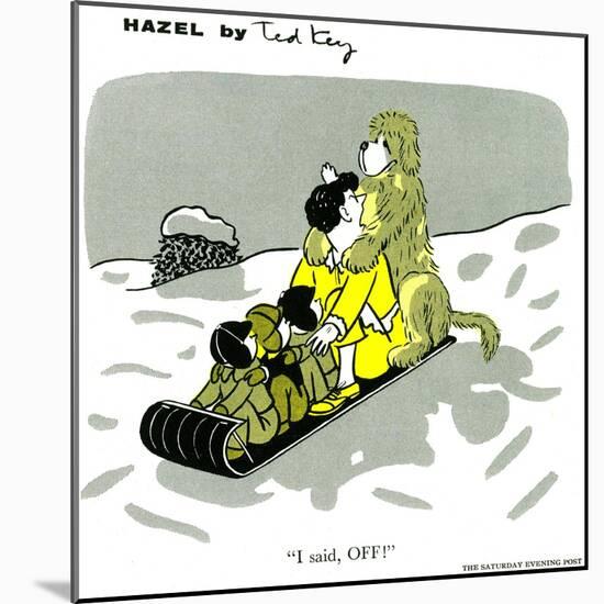 Hazel Cartoon-Ted Key-Mounted Giclee Print