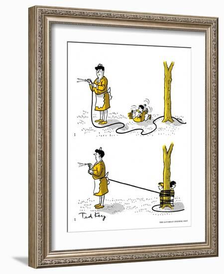 Hazel Cartoon-Ted Key-Framed Giclee Print