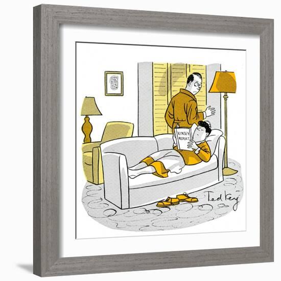 Hazel Cartoon-Ted Key-Framed Giclee Print