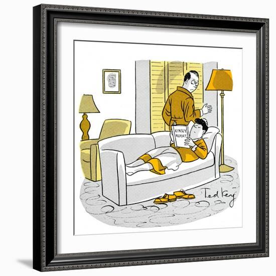 Hazel Cartoon-Ted Key-Framed Giclee Print