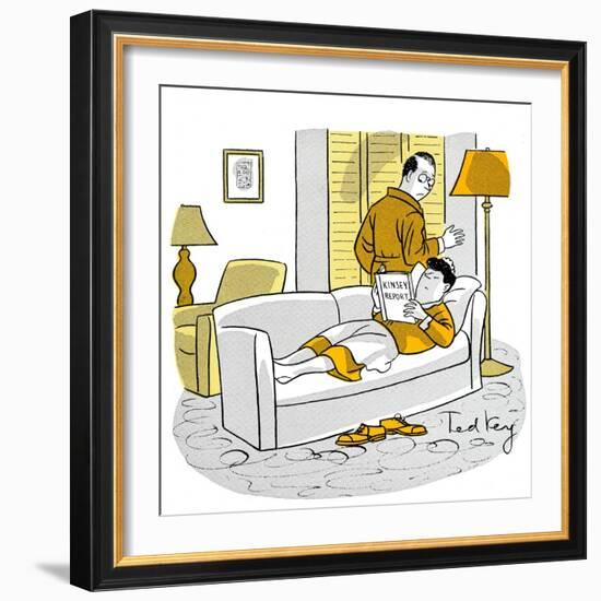 Hazel Cartoon-Ted Key-Framed Giclee Print