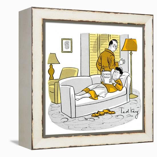 Hazel Cartoon-Ted Key-Framed Premier Image Canvas