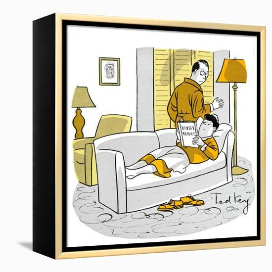 Hazel Cartoon-Ted Key-Framed Premier Image Canvas