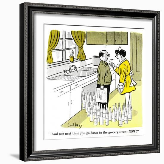 Hazel Cartoon-Ted Key-Framed Giclee Print