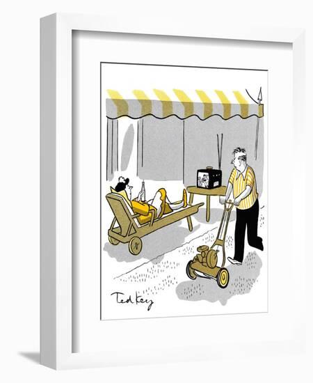 Hazel Cartoon-Ted Key-Framed Giclee Print