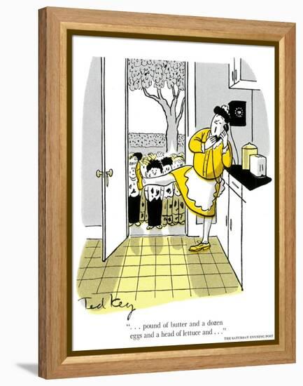 Hazel Cartoon-Ted Key-Framed Premier Image Canvas