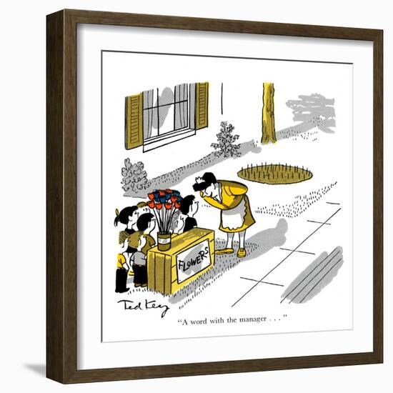 Hazel Cartoon-Ted Key-Framed Giclee Print