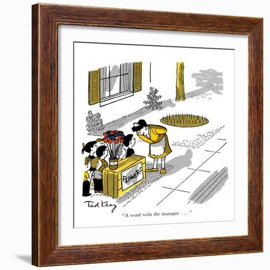 Hazel Cartoon-Ted Key-Framed Giclee Print