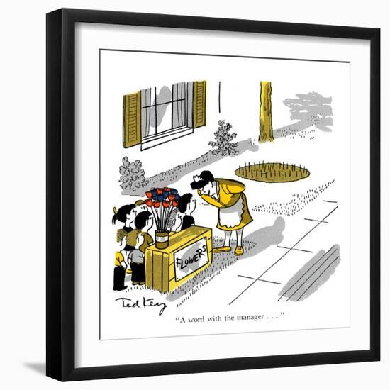 Hazel Cartoon-Ted Key-Framed Giclee Print