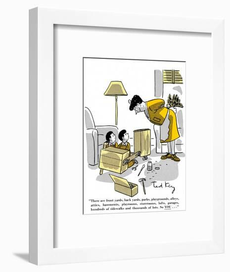 Hazel Cartoon-Ted Key-Framed Giclee Print