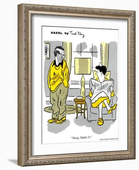 Hazel Cartoon-Ted Key-Framed Giclee Print