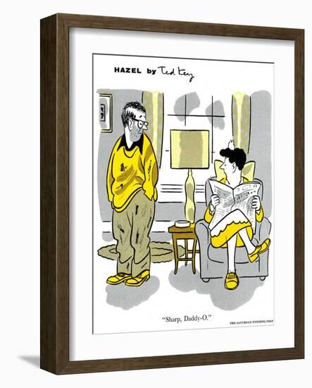 Hazel Cartoon-Ted Key-Framed Giclee Print