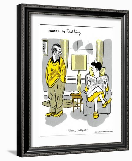 Hazel Cartoon-Ted Key-Framed Giclee Print