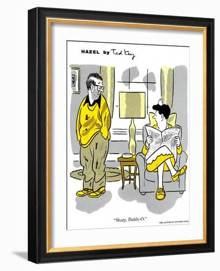 Hazel Cartoon-Ted Key-Framed Giclee Print