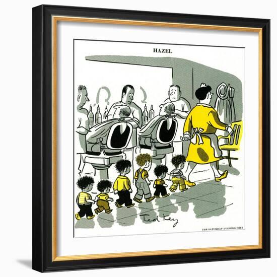 Hazel Cartoon-Ted Key-Framed Giclee Print