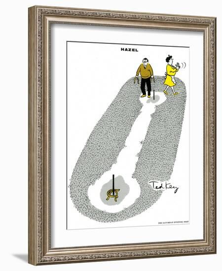 Hazel Cartoon-Ted Key-Framed Giclee Print