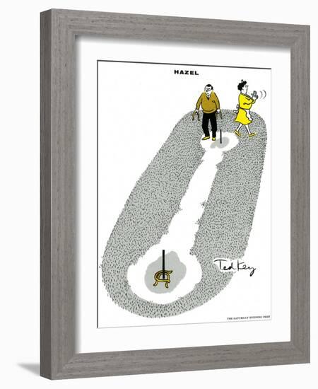 Hazel Cartoon-Ted Key-Framed Giclee Print