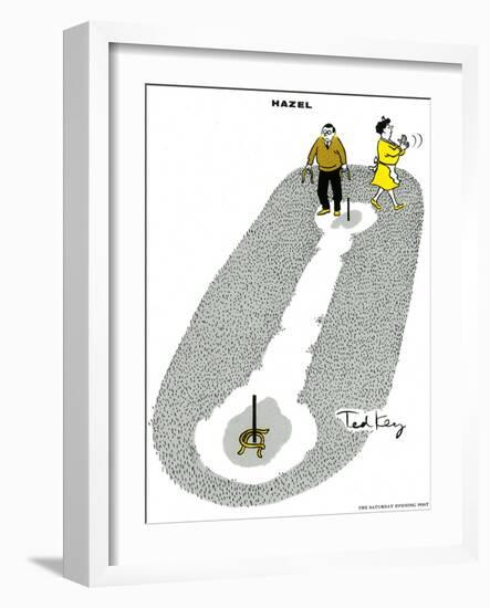 Hazel Cartoon-Ted Key-Framed Giclee Print