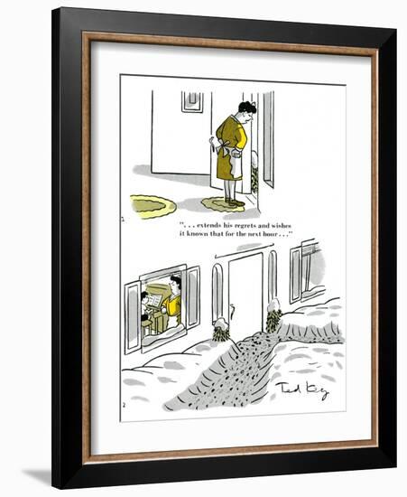 Hazel Cartoon-Ted Key-Framed Giclee Print