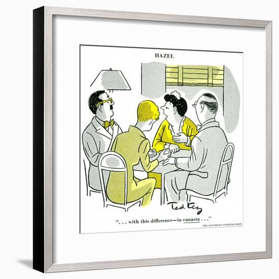 Hazel Cartoon-Ted Key-Framed Giclee Print