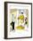 Hazel Cartoon-Ted Key-Framed Giclee Print