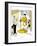 Hazel Cartoon-Ted Key-Framed Giclee Print