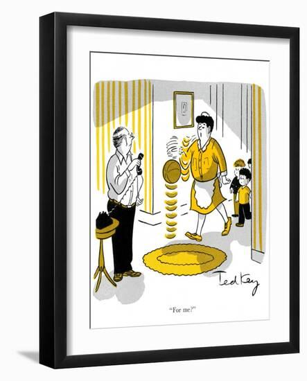 Hazel Cartoon-Ted Key-Framed Giclee Print