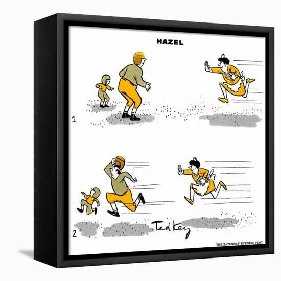 Hazel Cartoon-Ted Key-Framed Premier Image Canvas