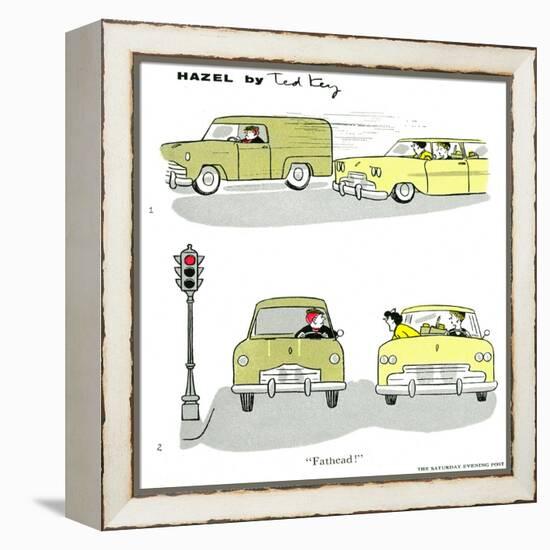 Hazel Cartoon-Ted Key-Framed Premier Image Canvas