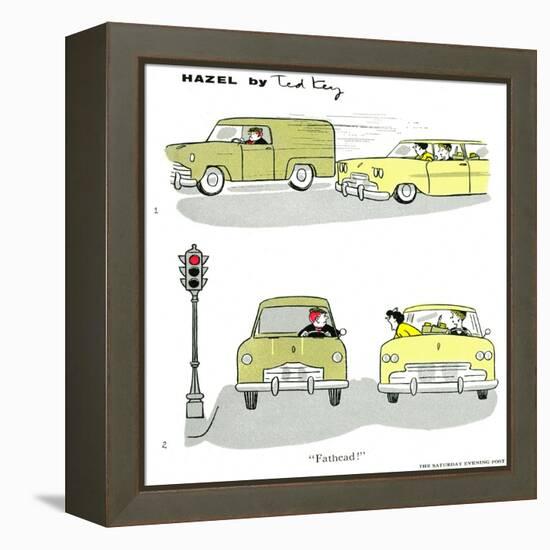 Hazel Cartoon-Ted Key-Framed Premier Image Canvas