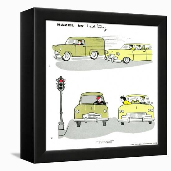 Hazel Cartoon-Ted Key-Framed Premier Image Canvas