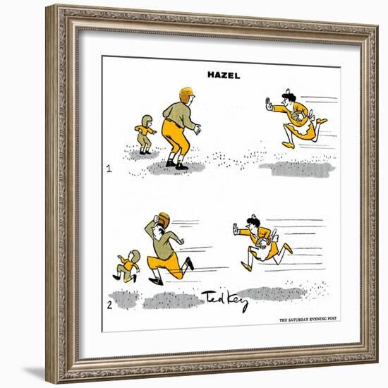 Hazel Cartoon-Ted Key-Framed Giclee Print