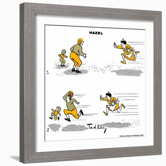 Hazel Cartoon-Ted Key-Framed Giclee Print