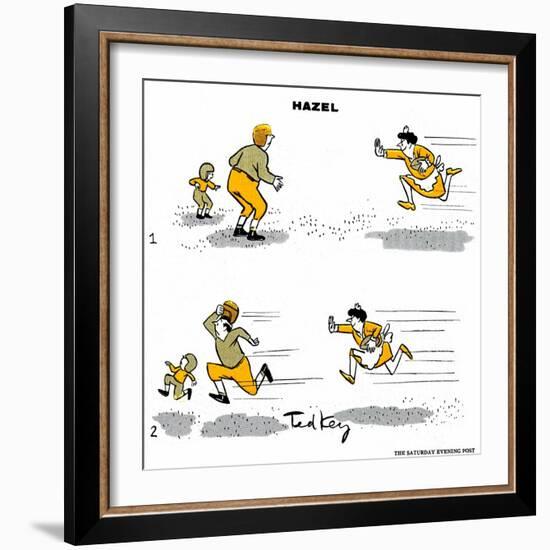 Hazel Cartoon-Ted Key-Framed Giclee Print