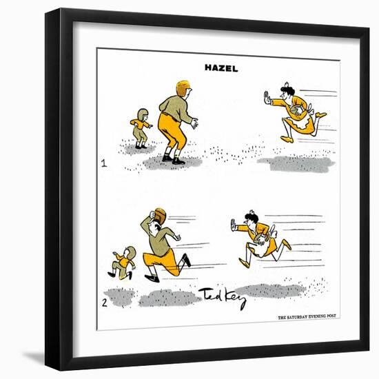 Hazel Cartoon-Ted Key-Framed Giclee Print