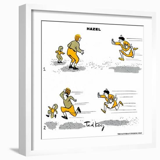 Hazel Cartoon-Ted Key-Framed Giclee Print