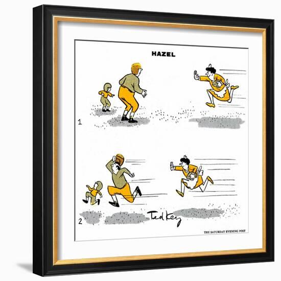 Hazel Cartoon-Ted Key-Framed Giclee Print