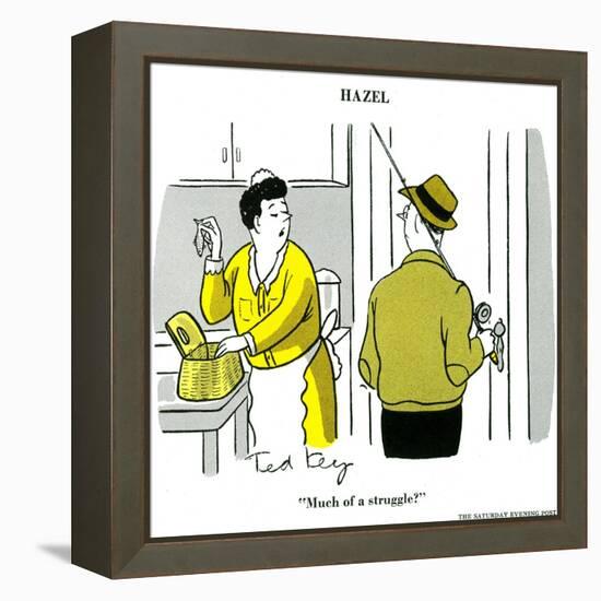 Hazel Cartoon-Ted Key-Framed Premier Image Canvas