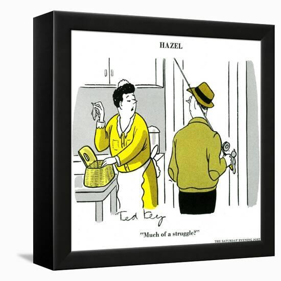 Hazel Cartoon-Ted Key-Framed Premier Image Canvas