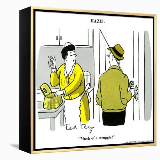 Hazel Cartoon-Ted Key-Framed Premier Image Canvas