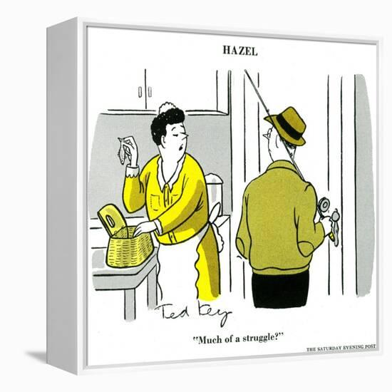 Hazel Cartoon-Ted Key-Framed Premier Image Canvas