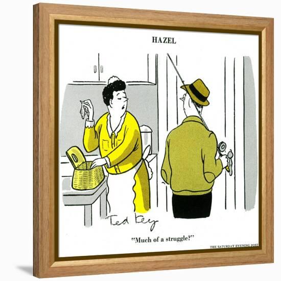 Hazel Cartoon-Ted Key-Framed Premier Image Canvas