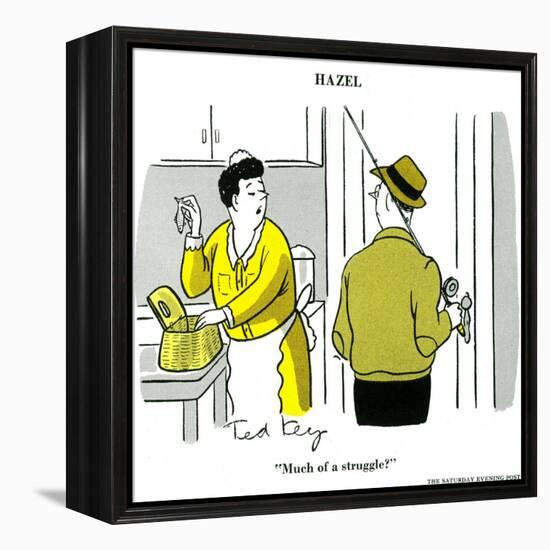 Hazel Cartoon-Ted Key-Framed Premier Image Canvas