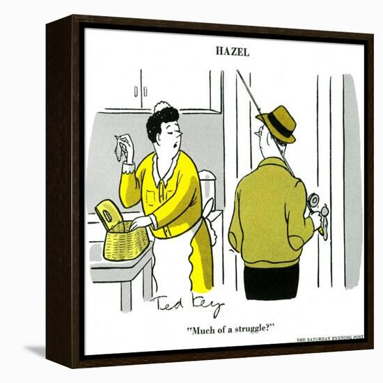 Hazel Cartoon-Ted Key-Framed Premier Image Canvas