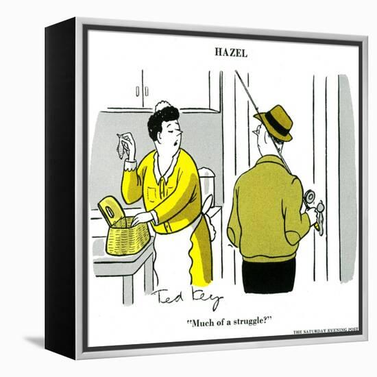 Hazel Cartoon-Ted Key-Framed Premier Image Canvas