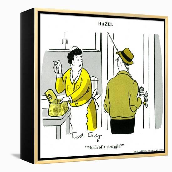 Hazel Cartoon-Ted Key-Framed Premier Image Canvas