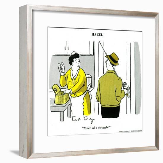 Hazel Cartoon-Ted Key-Framed Giclee Print