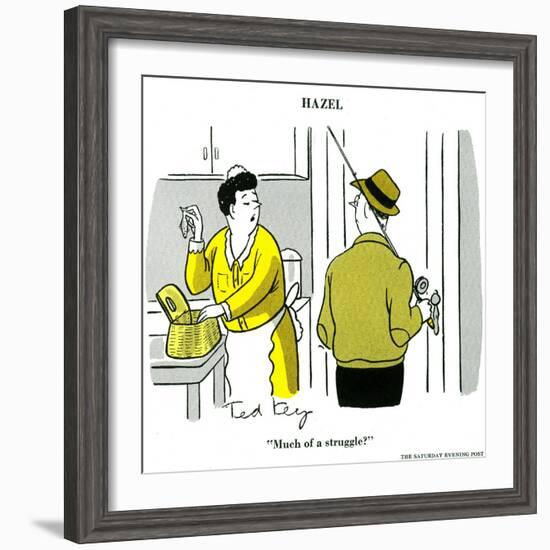 Hazel Cartoon-Ted Key-Framed Giclee Print